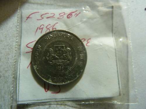 1986 Singapore 10 cents
