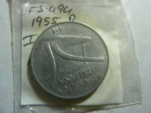 1955 Italy 10 lire