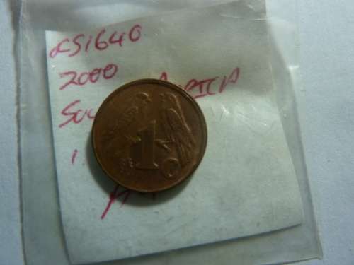 2000 Republic of South Africa 1 cent