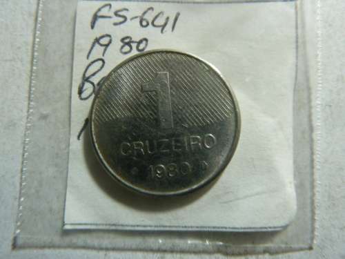 1980 Brazil 1 cruzeiro