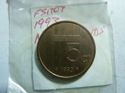 1993 Netherlands 5 cent
