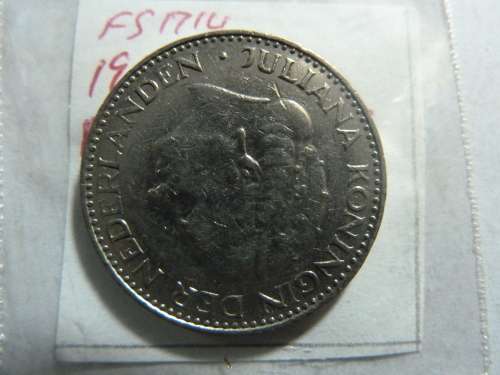 1967 Netherlands 1 gulden