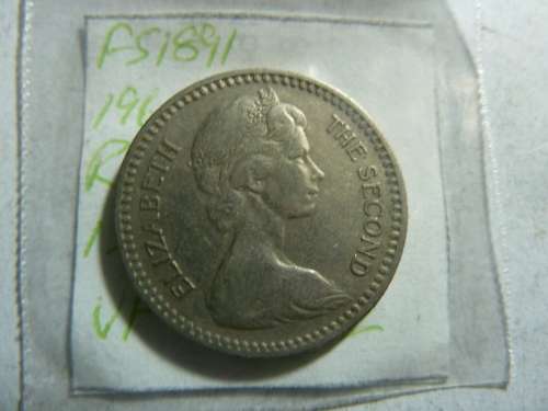 1964 Rhodesia 1 shilling / 10 cents