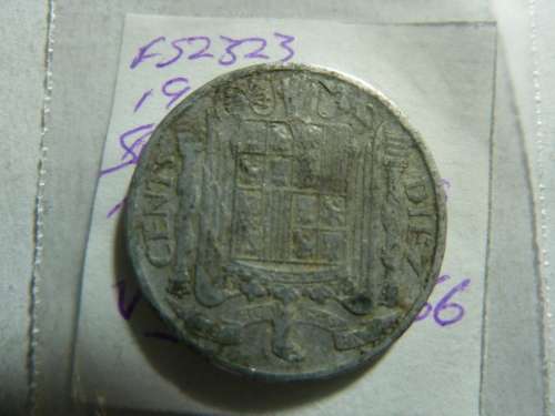 1941 Spain 10 centimos