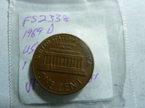 1969 United States of America 1 cent