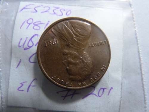 1981 United States of America 1 cent