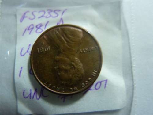 1981 United States of America 1 cent