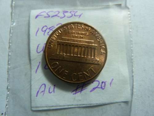 1982 United States of America 1 cent
