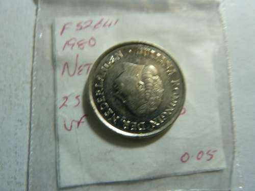 1980 Netherlands 25 cents