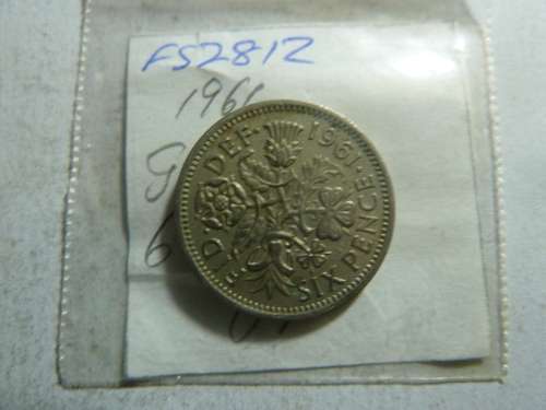 1961 Great Britain 6 pence