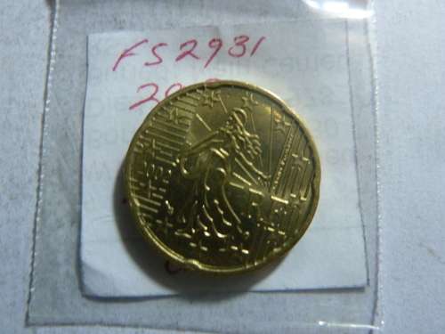 2002 France 20 euro cents