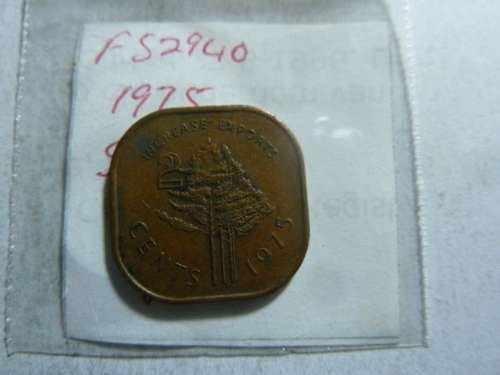 1975 Swaziland 2 cents
