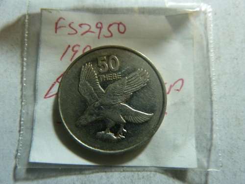 1998 Botswana 50 thebe