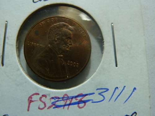 2002 United States of America 1 cent