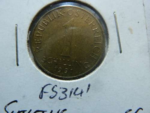 1991 Austria 1 schilling