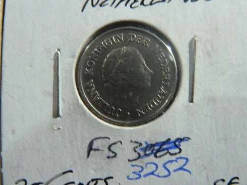 1950 Netherlands 25 cents