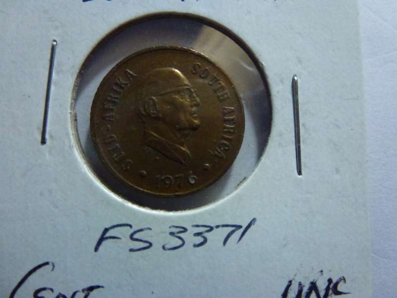 1976 South Africa 1 cent