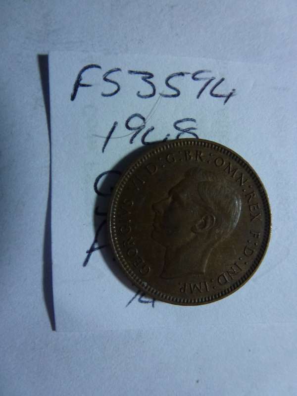 1948 Great Britain farthing (1/4 penny)