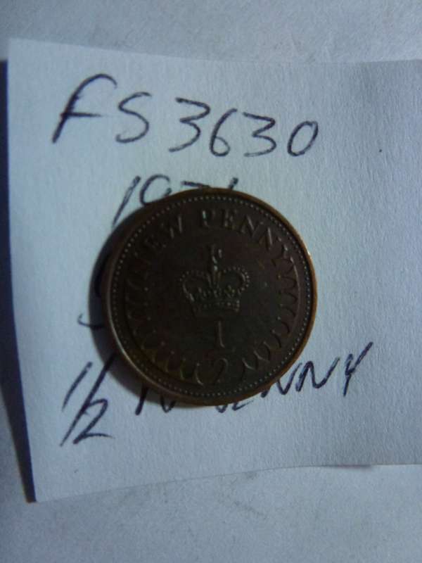1971 Great Britain 1/2 new penny