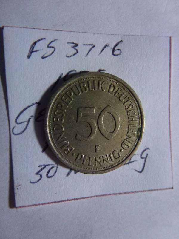 1975 Germany - Federal Republic 50 pfennig