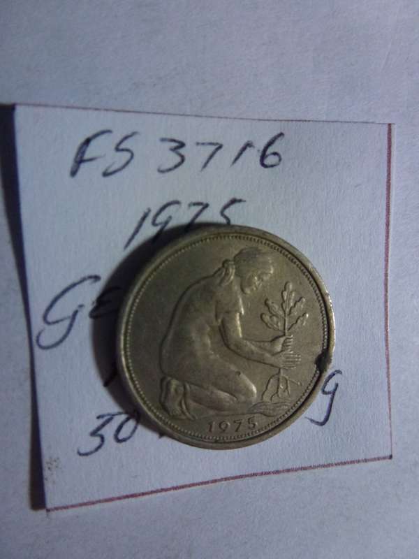 1975 Germany - Federal Republic 50 pfennig