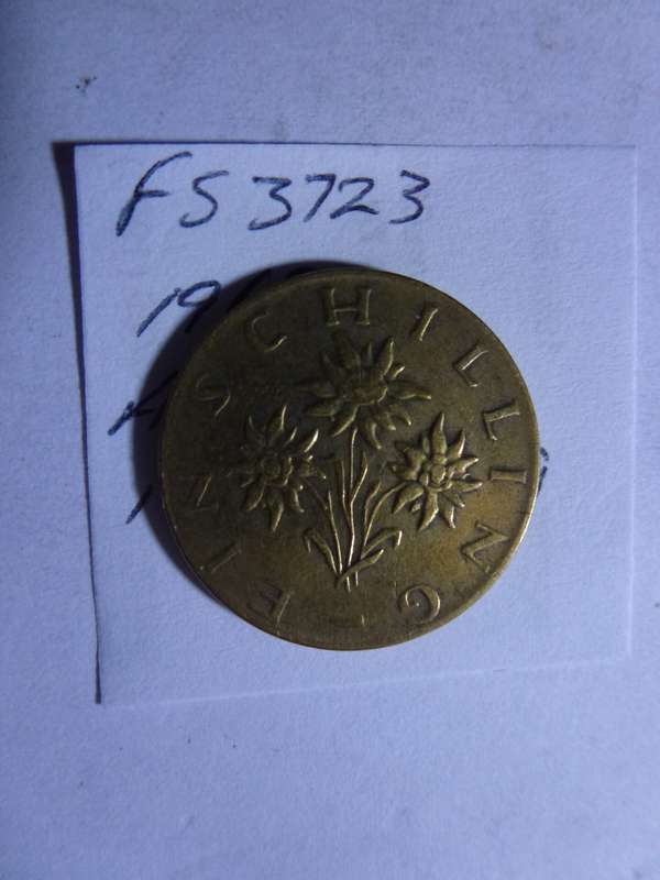 1968 Austria 1 schilling