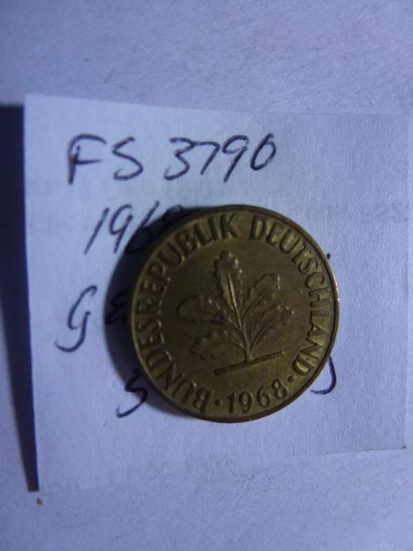 1968 Germany - Federal Republic 5 Pfennig