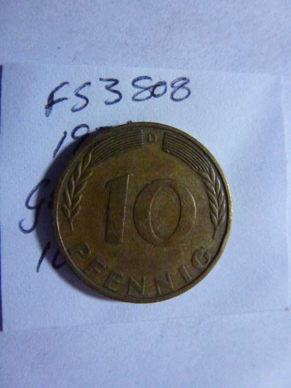 1970 Germany - Federal Republic 10 Pfennig