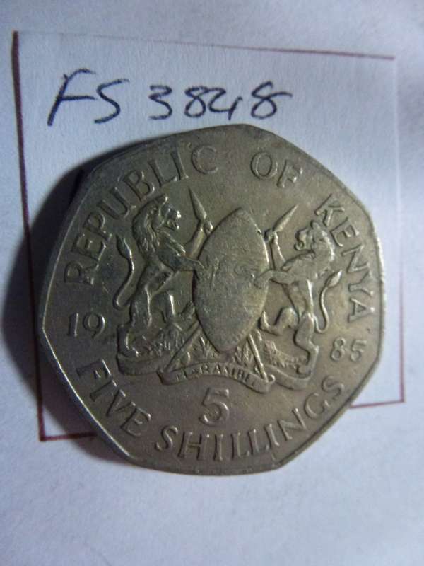 1985 Kenya 5 shilling
