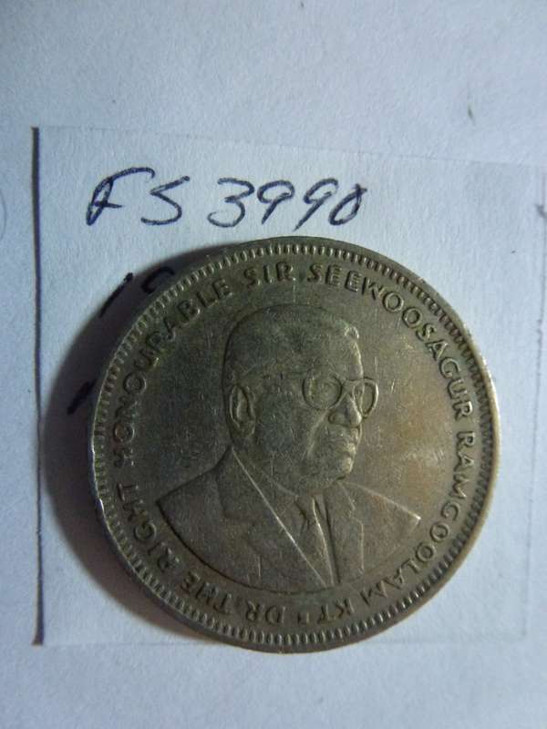 1987 Mauritius 1 rupee