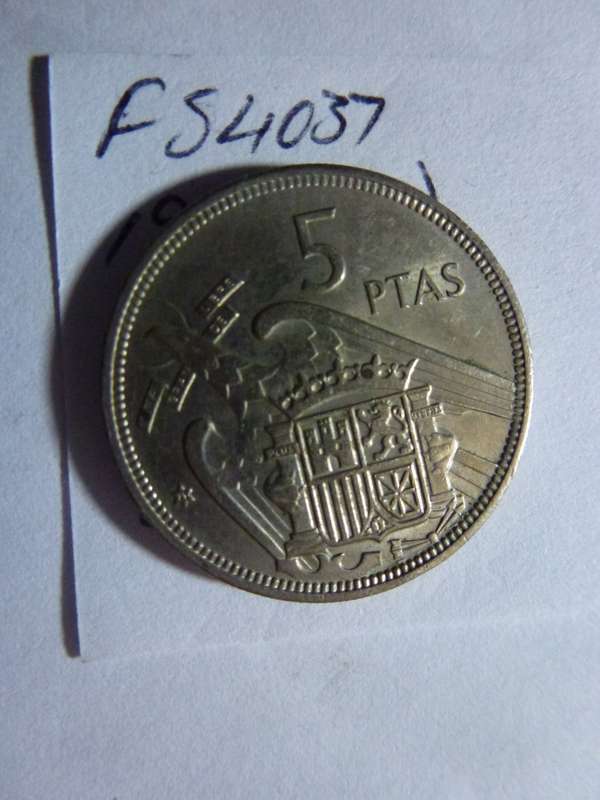 1957 (73) Spain 5 pesetas