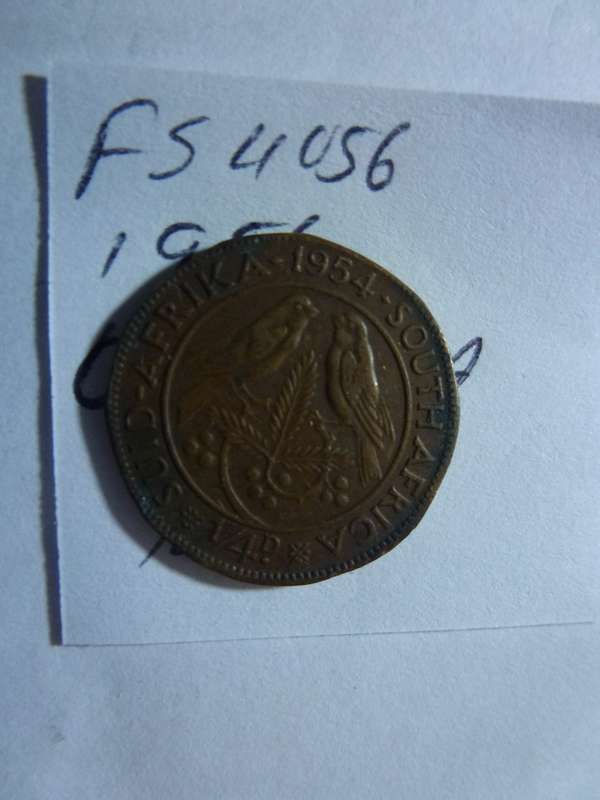 1956 Union of South Africa 1/4 penny