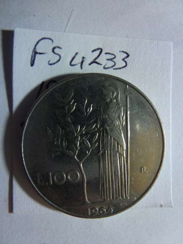 1964 Italy 100 lire