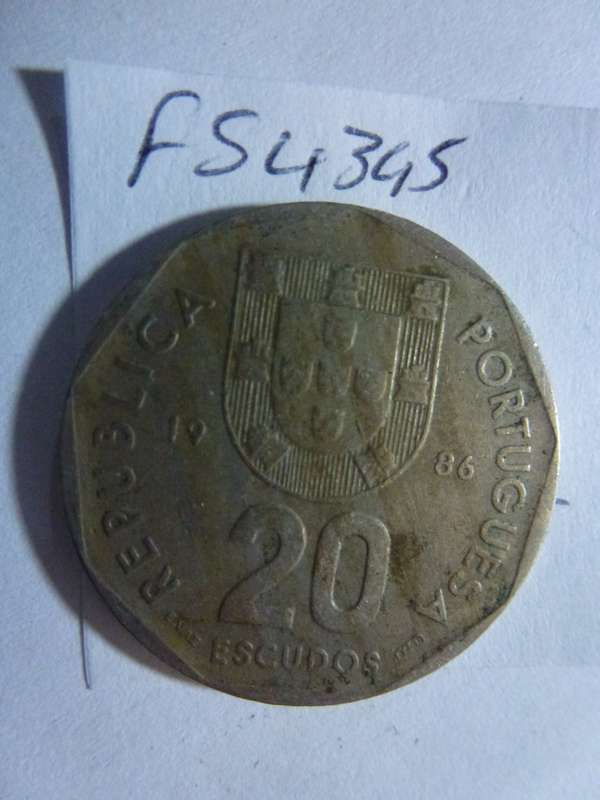 1986 Portugal 20 escudos