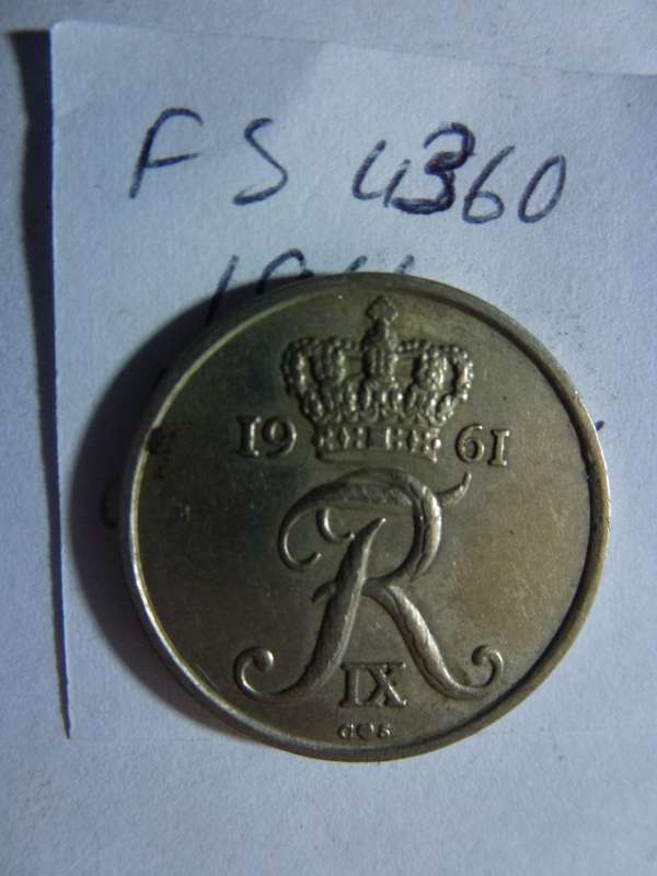 1961 Denmark 25 ore