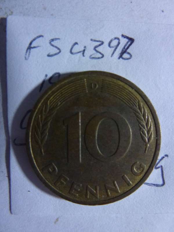 1982 Germany - Federal Republic 10 pfennig