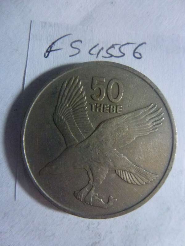 1980 Botswana 50 thebe