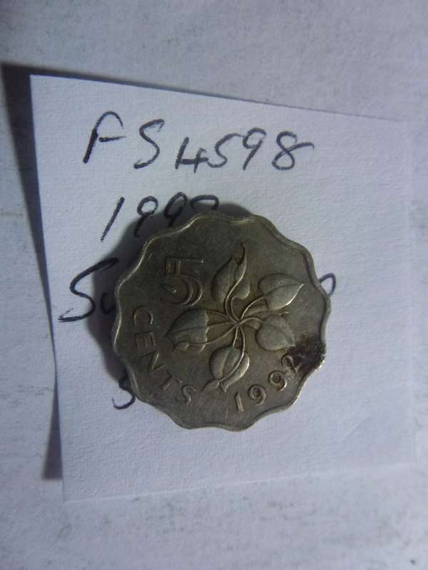 1992 Swaziland 5 cent
