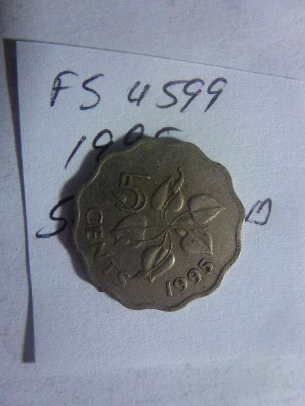1995 Swaziland 5 cent