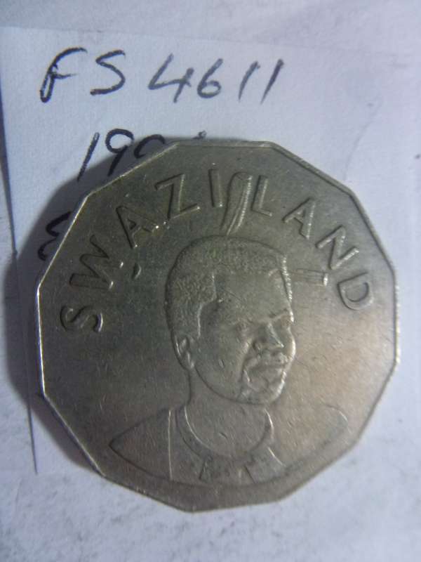 1996 Swaziland 50 cent