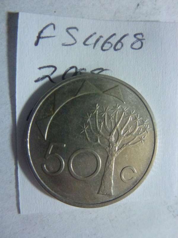 2008 Namibia 50 cent