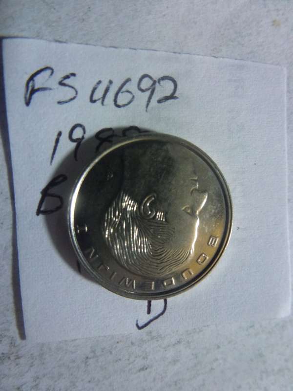 1989 Belgium 1 franc