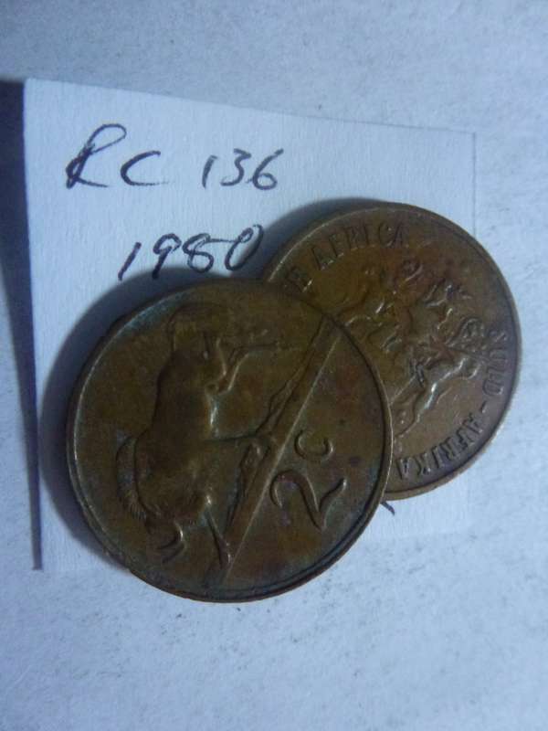 1980 Republic of South Africa 2 cent
