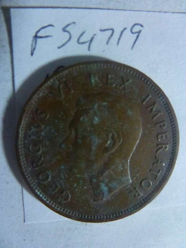 1940 Union of South Africa 1/2 penny