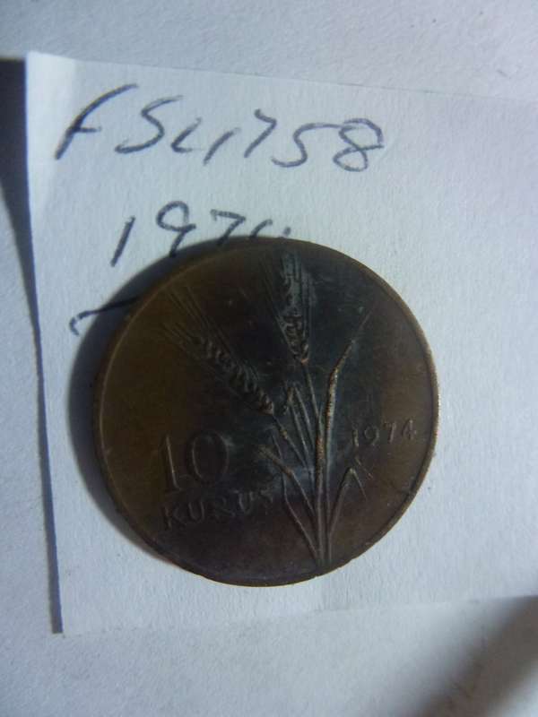 1974 Turkey 10 kurus