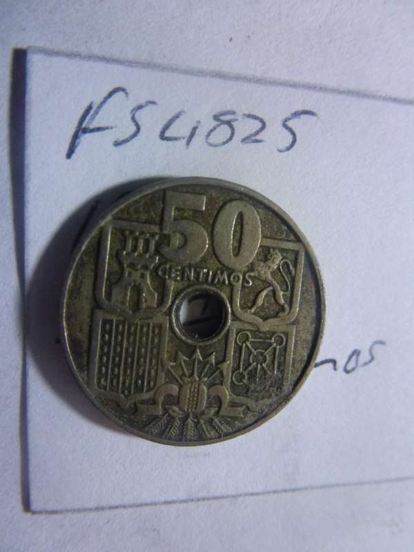 1949 (52) Spain 50 centimos