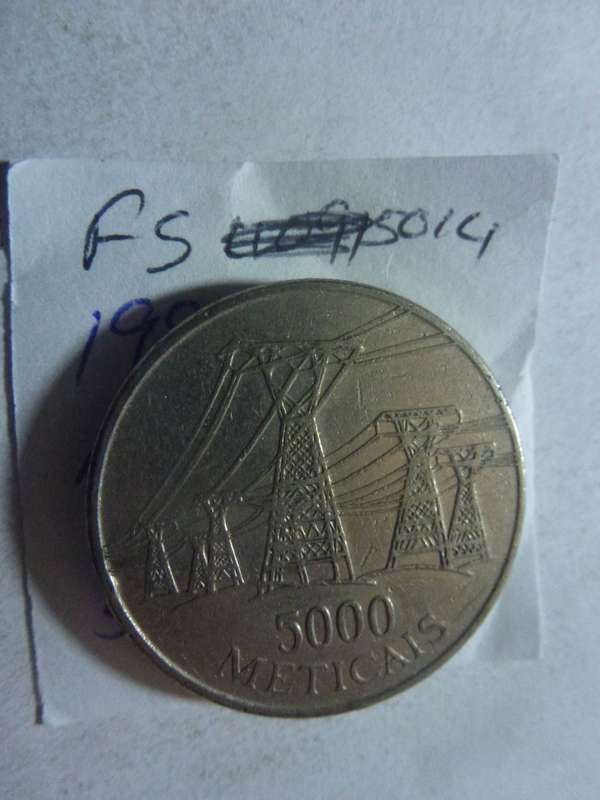 1998 Mozambique 5000 meticais