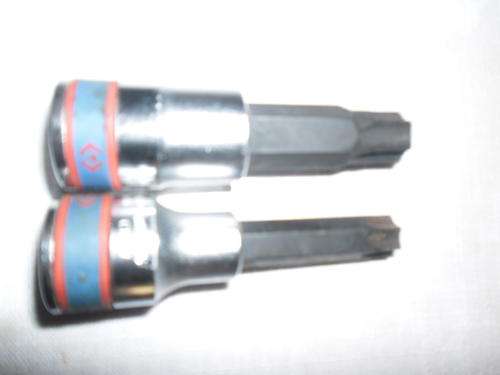 King Tony 1/2" drive Socket male Torx long shank Both for 1 bid.