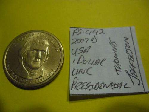 FS-442 2007 United States of America 1 Dollar (Presidential Commemorative Coin)
