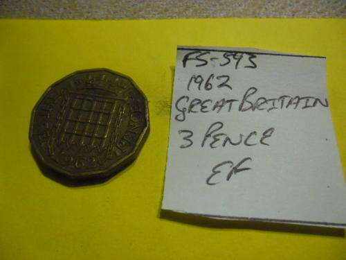 FS-593 1962 Great Britain 3 Pence
